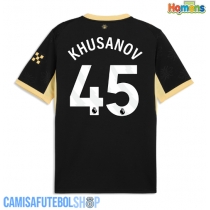 Camisa de time de futebol Manchester City Abdukodir Khusanov #45 Replicas 2º Equipamento 2026-27 Manga Curta